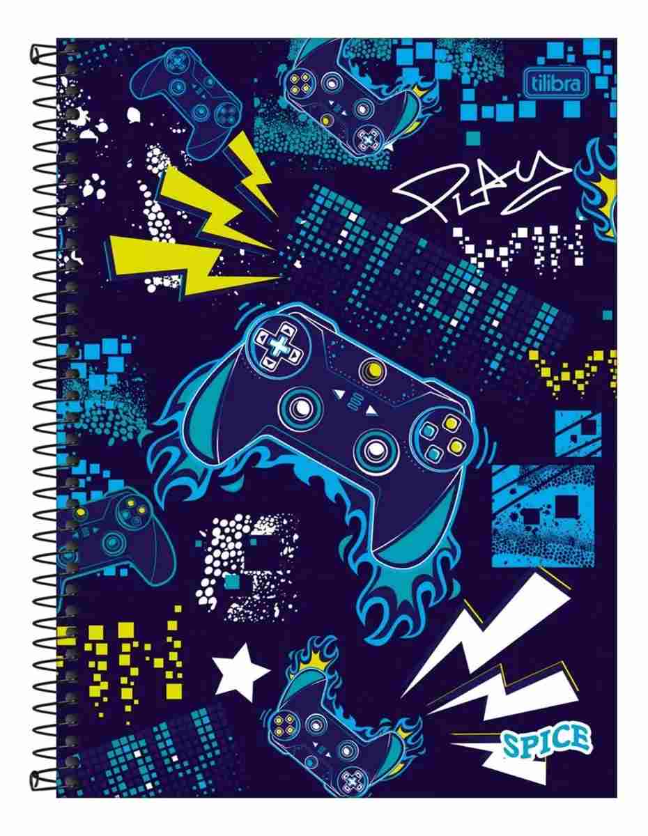 CADERNO C.D. 1X1 SPICE MASC.